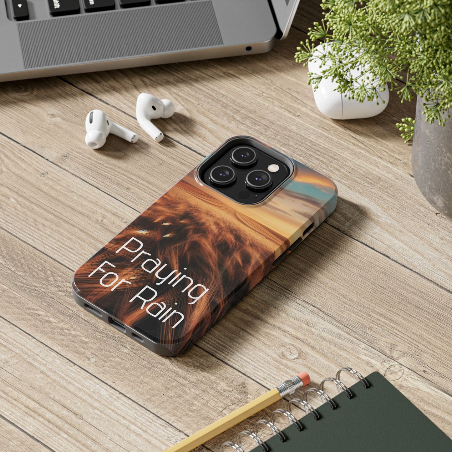 Praying For Rain Hard Phone Case