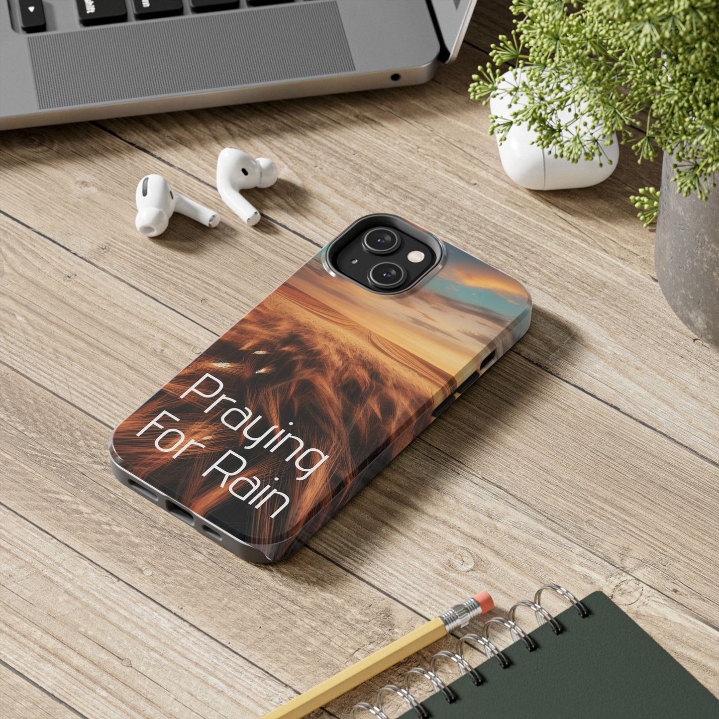 Praying For Rain Hard Phone Case