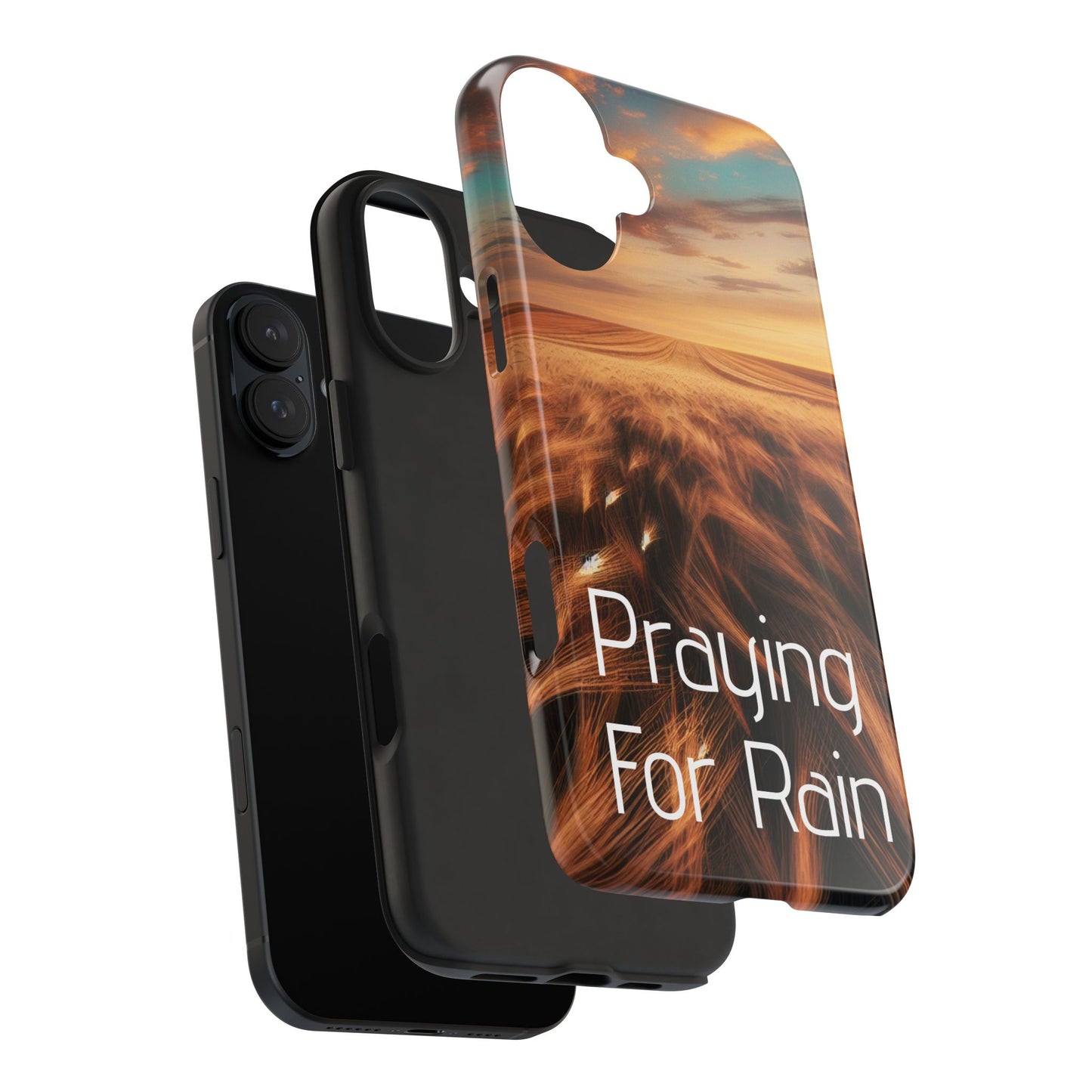 Praying For Rain Hard Phone Case