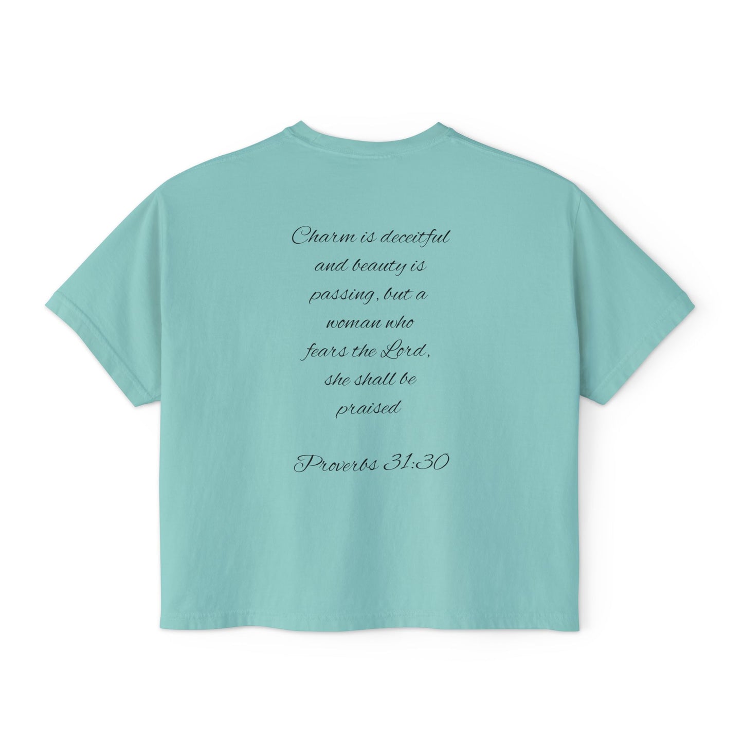 Proverbs 31:30 Women's Boxy Tee