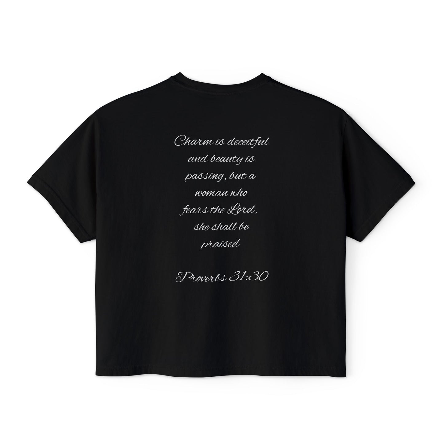 Proverbs 31:30 Women's Boxy Tee