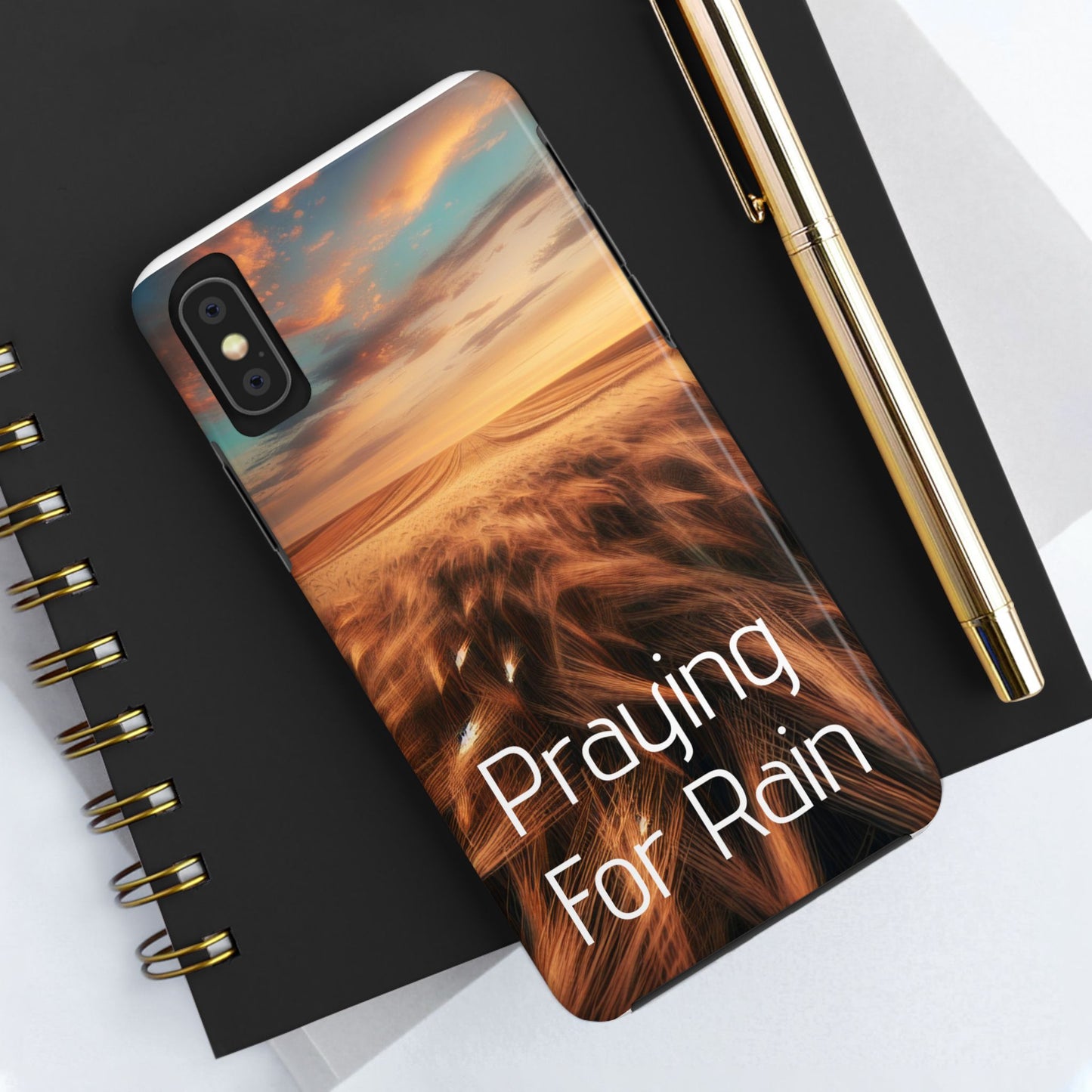 Praying For Rain Hard Phone Case