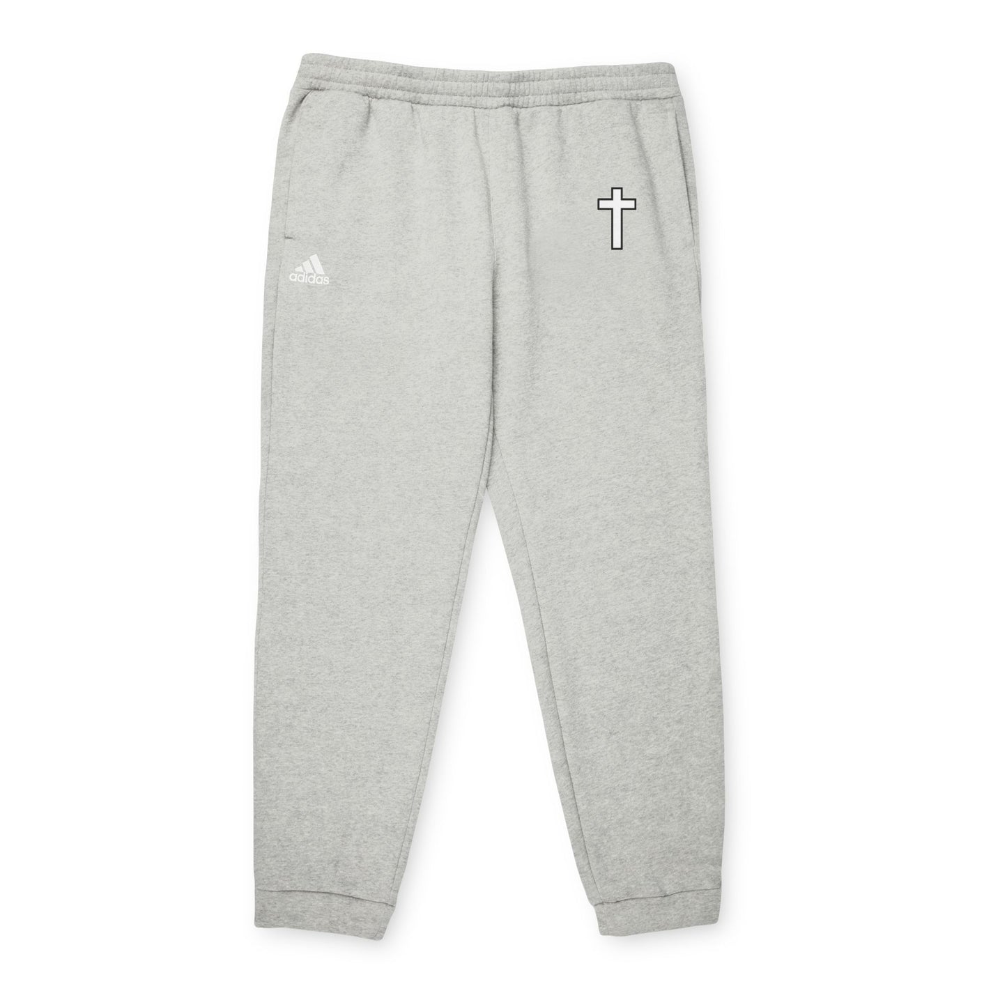 adidas Unisex Fleece Joggers with Cross