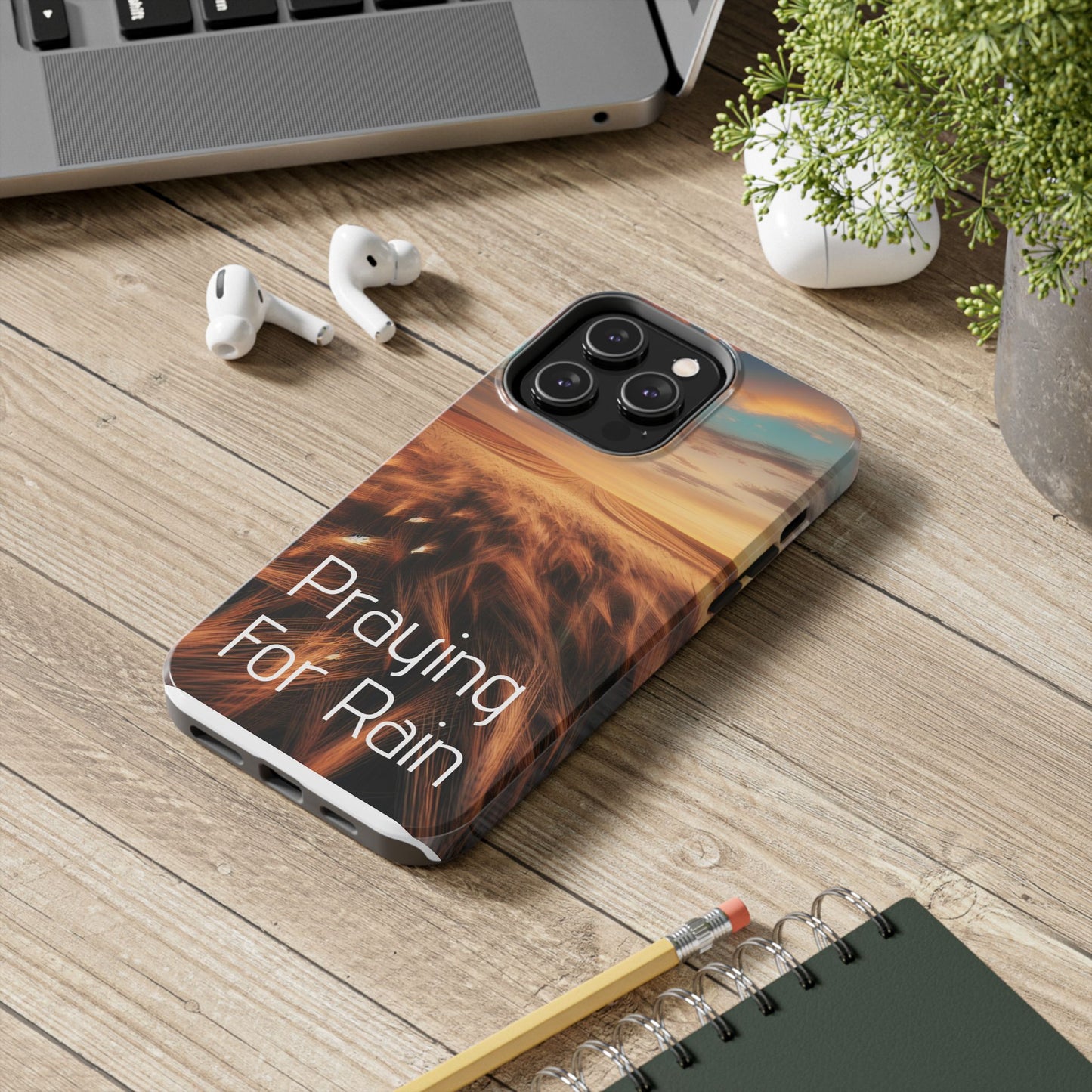 Praying For Rain Hard Phone Case