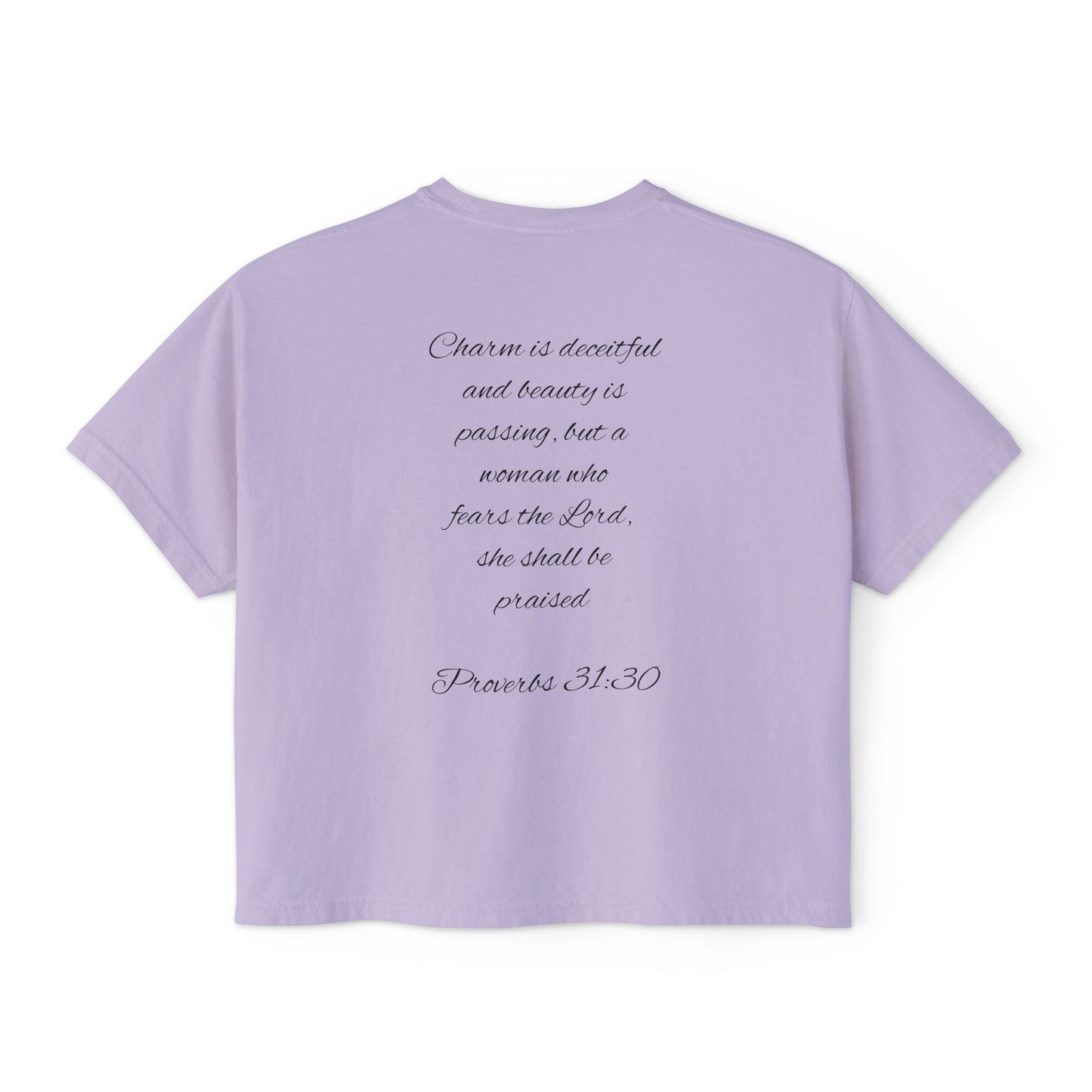 Proverbs 31:30 Women's Boxy Tee