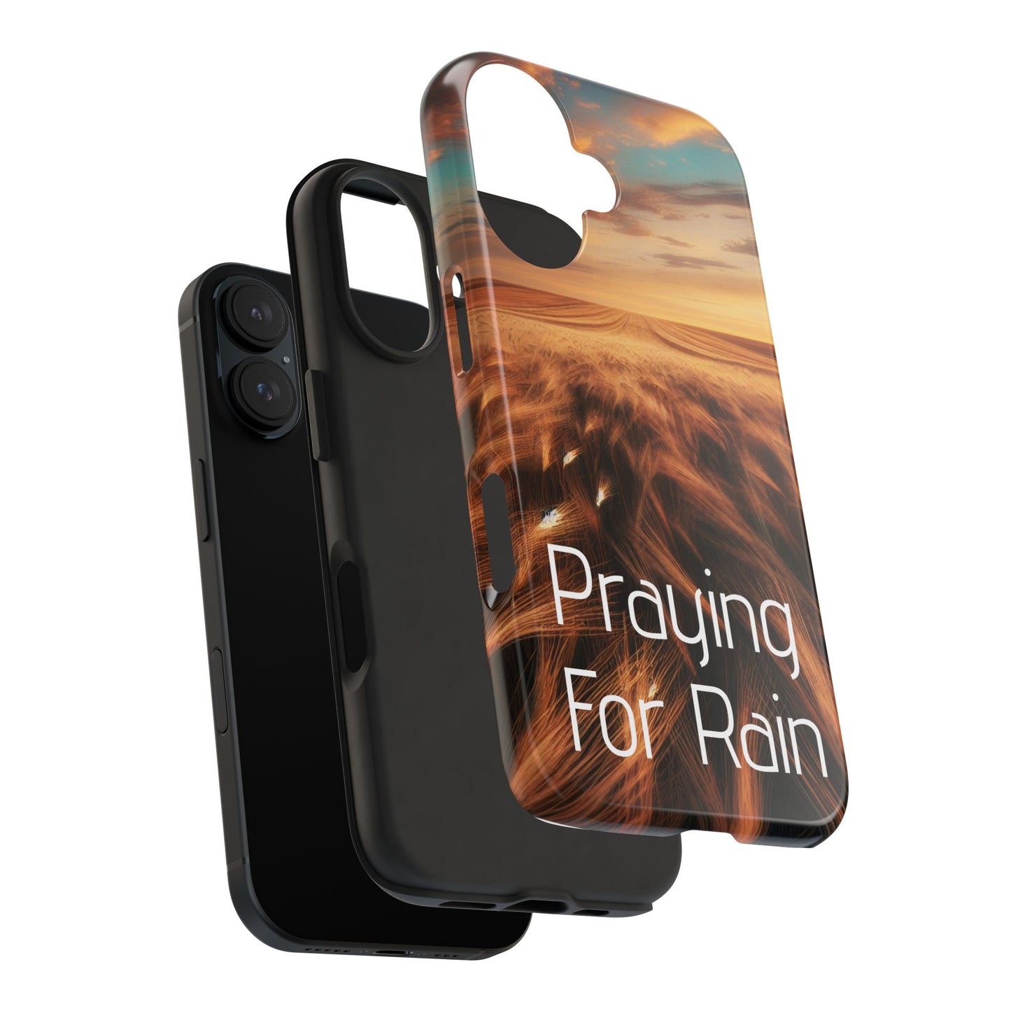 Praying For Rain Hard Phone Case