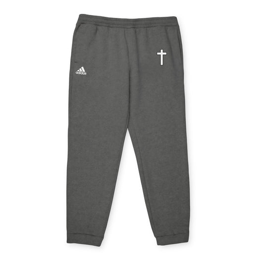 adidas Unisex Fleece Joggers with Cross