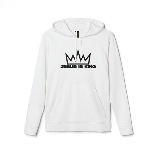 Jesus is King adidas Unisex Fleece Hoodie