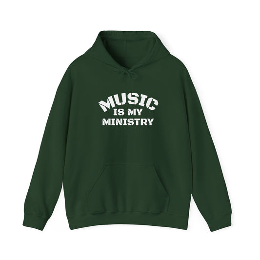 Music is my Ministry 2.0 Unisex Heavy Blend™ Hooded Sweatshirt